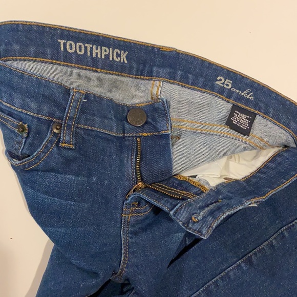 J Crew Toothpick Ankle Jeans Size 25 - Picture 4 of 4